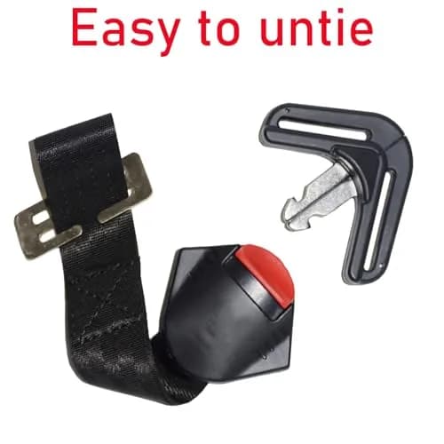 CaoXiong Universal Seat Chest Harness Clip Black | Secure 5-Point Harness for Baby Seats thumbnail 4