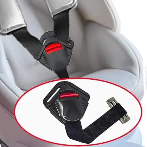 CaoXiong Universal Seat Chest Harness Clip Black | Secure 5-Point Harness for Baby Seats thumbnail 5