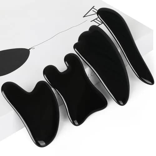 airogym Guasha Massage Tool, Natural Gua Sha Board, 4PCS for SPA & Therapy | Muscle & Facial Care thumbnail 1