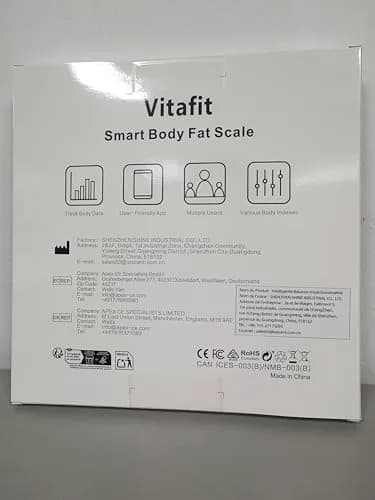 Vitafit Smart Body Weight Scale 1.15 kg (2.54 lb) | High Accuracy 0.05 kg (0.1 lb) with 13 Body Compositions thumbnail 9