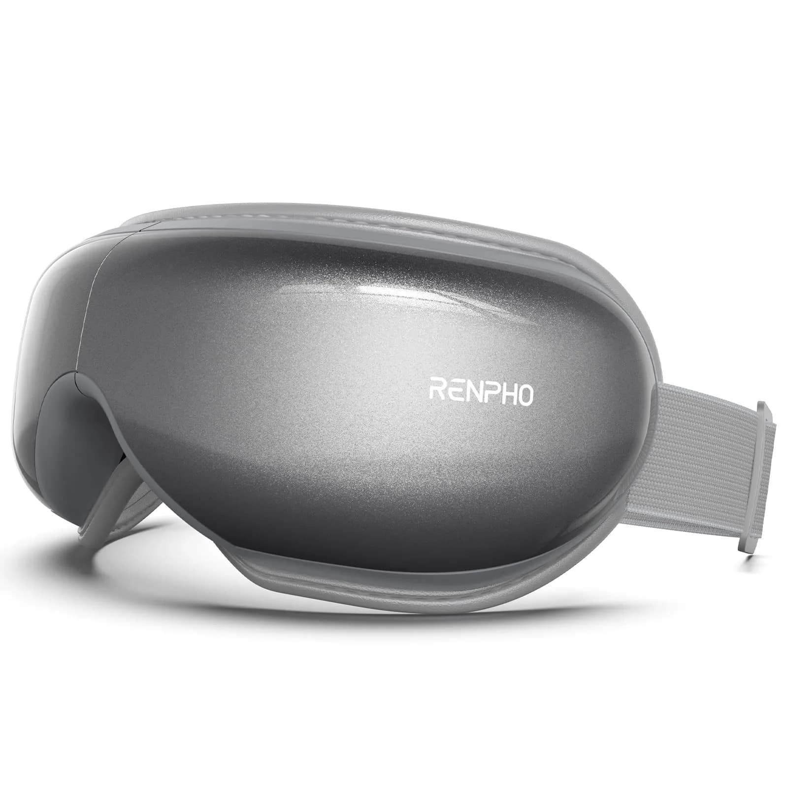 RENPHO Eyeris 1 Eye Massager with Heat | Heated Massage Eye Mask for Relaxation & Sleep — B-grey