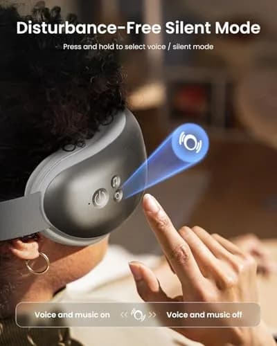 RENPHO Eyeris 1 Eye Massager with Heat | Heated Massage Eye Mask for Relaxation & Sleep thumbnail 6