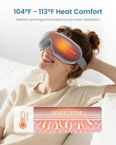 RENPHO Eyeris 1 Eye Massager with Heat | Heated Massage Eye Mask for Relaxation & Sleep thumbnail 2