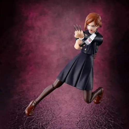 TAMASHII NATIONS Nobara Kugisaki S.H.Figuarts Action Figure | Fully Articulated Anime Collectible thumbnail 4
