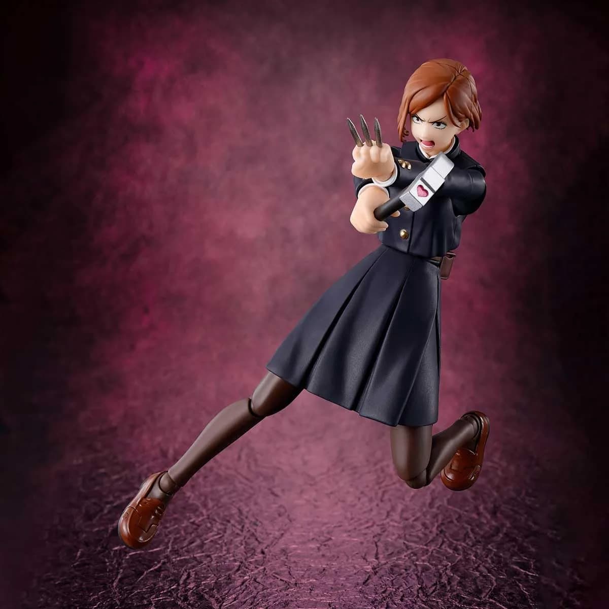 TAMASHII NATIONS Nobara Kugisaki S.H.Figuarts Action Figure | Fully Articulated Anime Collectible - view 4
