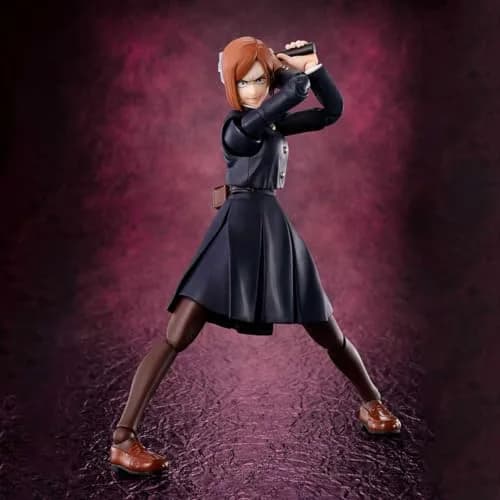 TAMASHII NATIONS Nobara Kugisaki S.H.Figuarts Action Figure | Fully Articulated Anime Collectible thumbnail 5