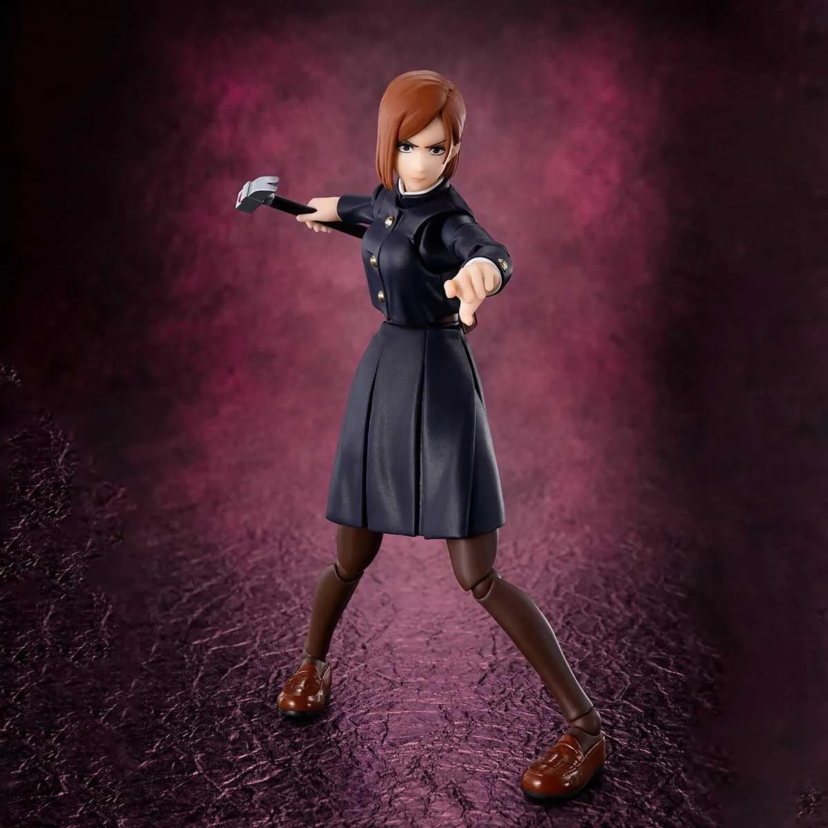 TAMASHII NATIONS Nobara Kugisaki S.H.Figuarts Action Figure | Fully Articulated Anime Collectible - view 6