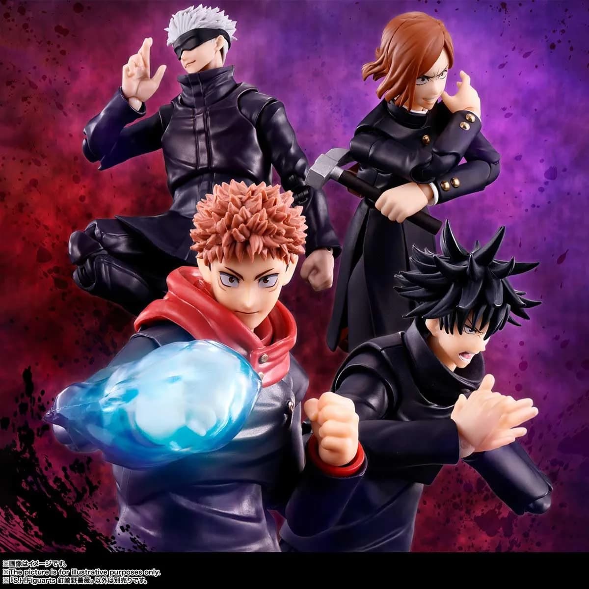 TAMASHII NATIONS Nobara Kugisaki S.H.Figuarts Action Figure | Fully Articulated Anime Collectible - view 7