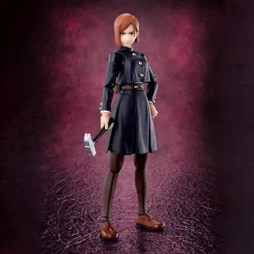 TAMASHII NATIONS Nobara Kugisaki S.H.Figuarts Action Figure | Fully Articulated Anime Collectible thumbnail 2