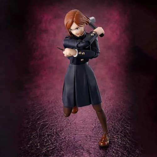 TAMASHII NATIONS Nobara Kugisaki S.H.Figuarts Action Figure | Fully Articulated Anime Collectible thumbnail 3