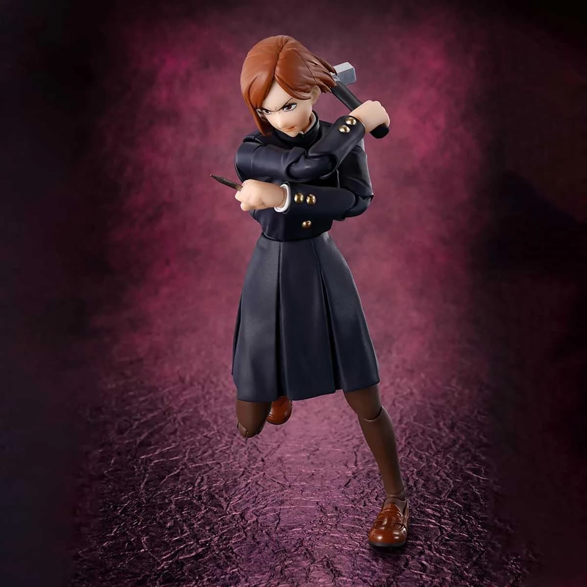 TAMASHII NATIONS Nobara Kugisaki S.H.Figuarts Action Figure | Fully Articulated Anime Collectible - view 3