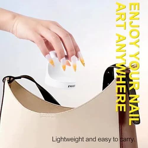 NXJ INFILILA Mini UV LED Nail Lamp 16W, Portable USB Gel Dryer | Single Finger Curing thumbnail 5