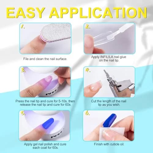 NXJ INFILILA Mini UV LED Nail Lamp 16W, Portable USB Gel Dryer | Single Finger Curing thumbnail 7