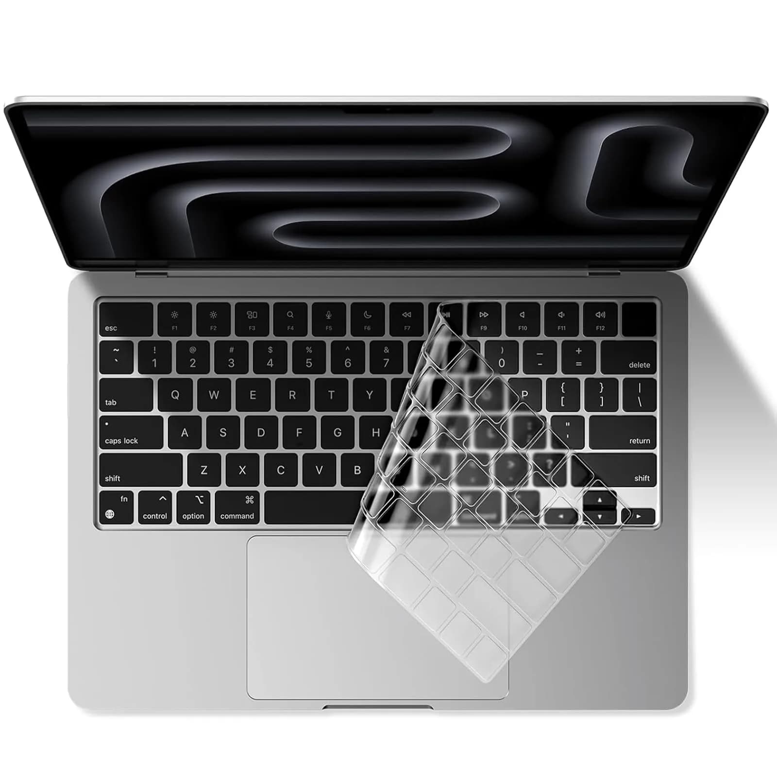 EooCoo Clear Keyboard Cover Skin Protector for MacBook Pro 14/16" & Air 13/15" | Ultra-Thin TPU