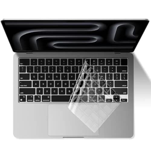 EooCoo Clear Keyboard Cover Skin Protector for MacBook Pro 14/16" & Air 13/15" | Ultra-Thin TPU thumbnail 1