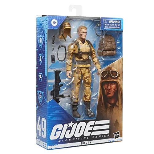 G.I. Joe Classified Series Dusty Action Figure 6-Inch Scale | Collectible Military Toy with Custom Art Packaging thumbnail 4