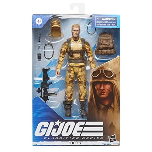 G.I. Joe Classified Series Dusty Action Figure 6-Inch Scale | Collectible Military Toy with Custom Art Packaging thumbnail 3
