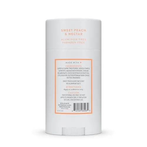 Native Natural Deodorant Sweet Peach & Nectar 75g (2.65oz) | 72-Hour Odor Control thumbnail 9