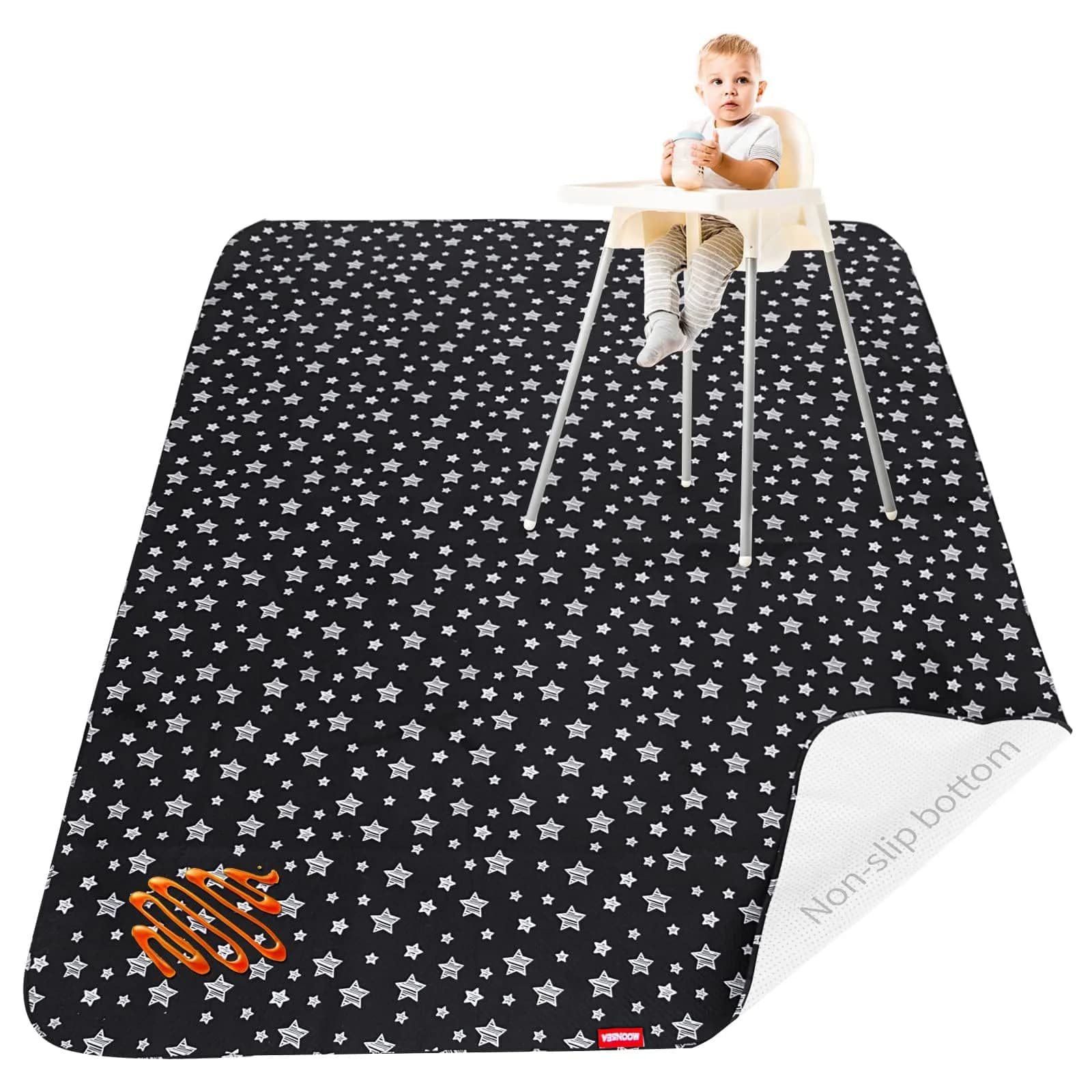 Moonsea Large Splat Mat Waterproof Floor Mat 54"x72" (137cm x 183cm) | Protects Floors & Tables from Messes - main product image