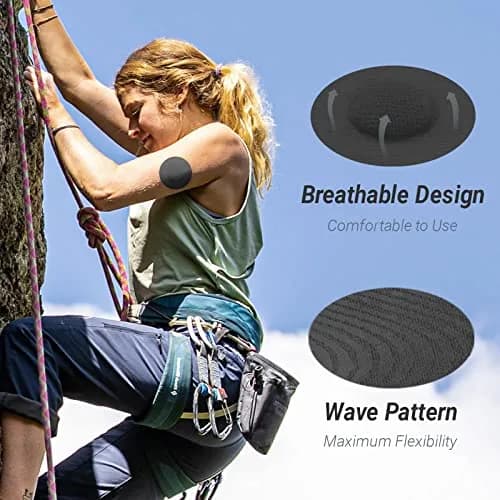 KOVOQ Black 25 Pack Libre 2 &Plus &Lingo Sensor Covers & Hardshell Cover | Hypoallergenic Adhesive Bandages thumbnail 7