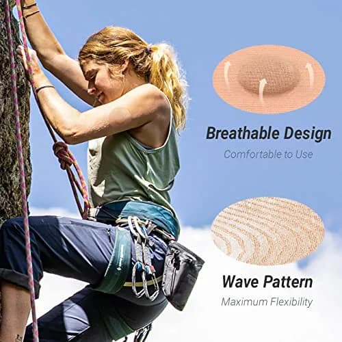 KOVOQ Freestyle Libre 2 & Plus Sensor Covers with Hardshell - 40 Patches + 2 Covers (Tan) | Waterproof & Hypoallergenic thumbnail 6