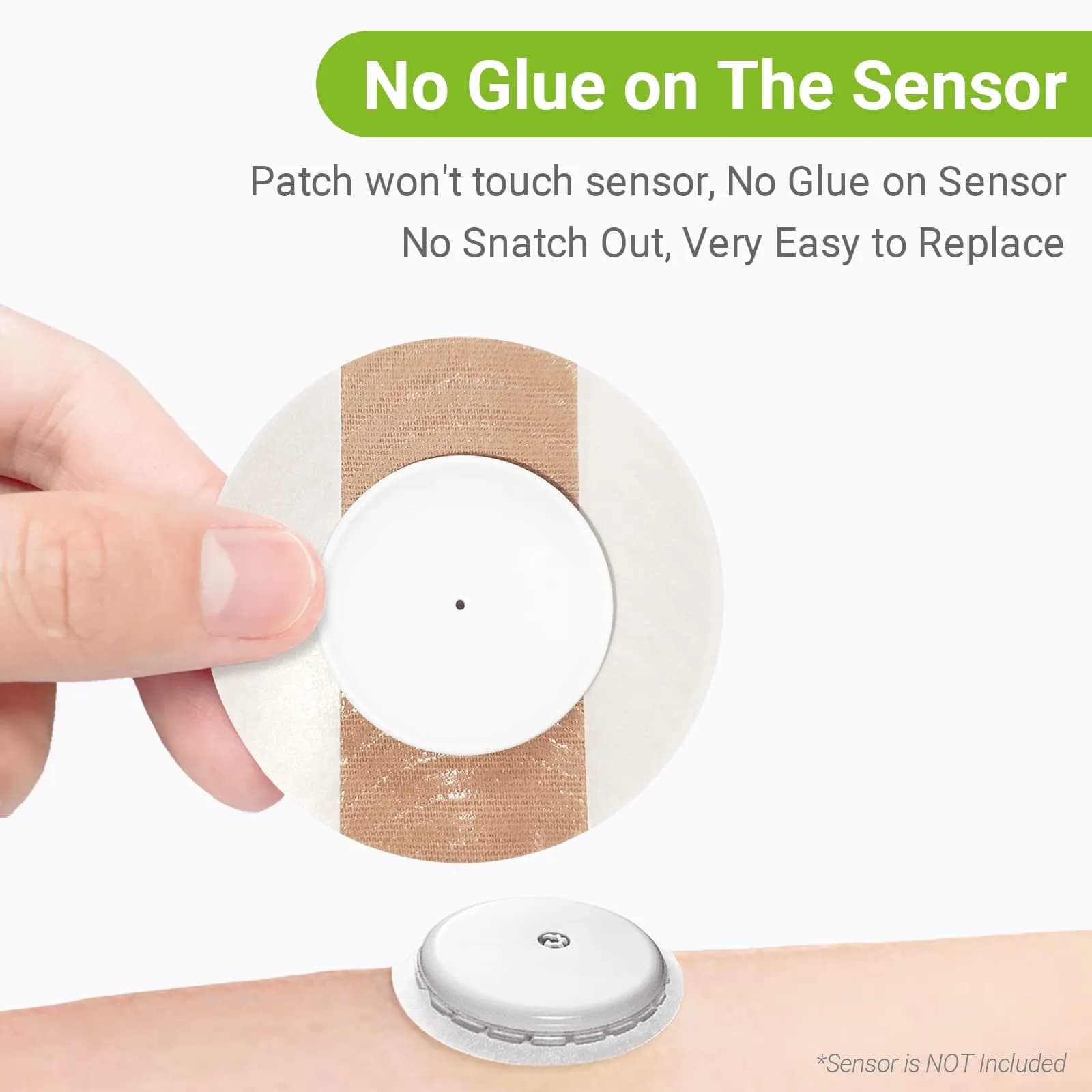 KOVOQ Libre 2 &Plus &Lingo Sensor Covers & Hardshell Cover (Tan, 25 Patches + 1 Hardshell) - view 9