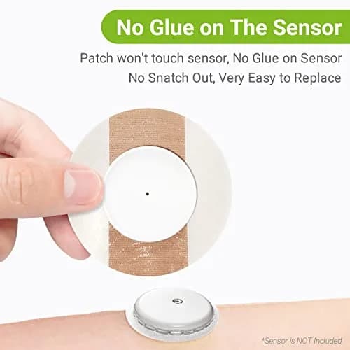 KOVOQ Libre 2 &Plus &Lingo Sensor Covers & Hardshell Cover (Tan, 25 Patches + 1 Hardshell) thumbnail 9