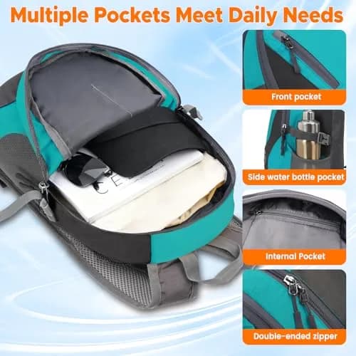 sunhiker Small Hiking Backpack Women Men 20L Lightweight Travel Daypack for Cycling & Camping thumbnail 2