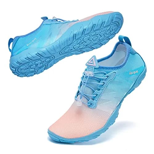 Racqua Water Swim Shoes for Women Gradient Pink/Blue 11 W/10 M | Quick Dry Breathable Aqua Shoes thumbnail 1