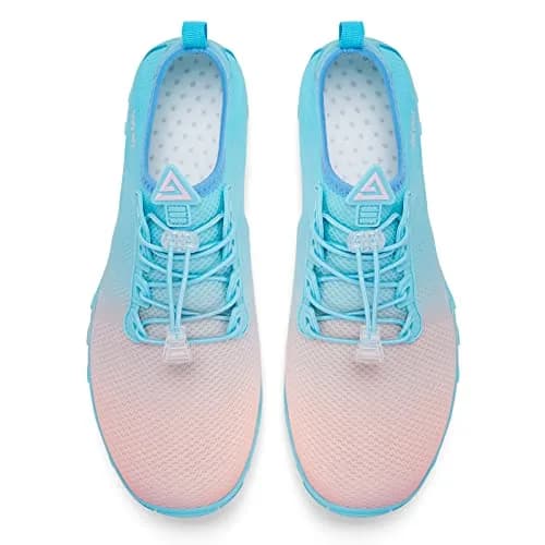 Racqua Water Swim Shoes for Women Gradient Pink/Blue 11 W/10 M | Quick Dry Breathable Aqua Shoes thumbnail 4