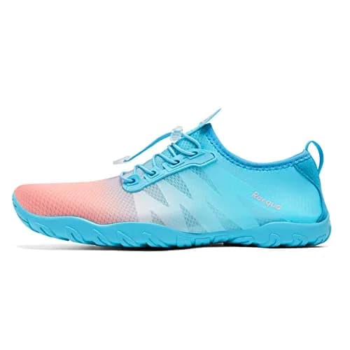 Racqua Water Swim Shoes for Women Gradient Pink/Blue 11 W/10 M | Quick Dry Breathable Aqua Shoes thumbnail 5
