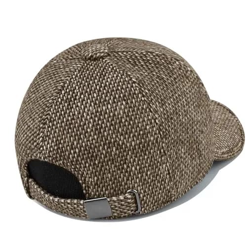 CLAPE Winter Baseball Cap with Folding Earmuffs | Soft Cotton, Unisex, One Size, Coffee thumbnail 9