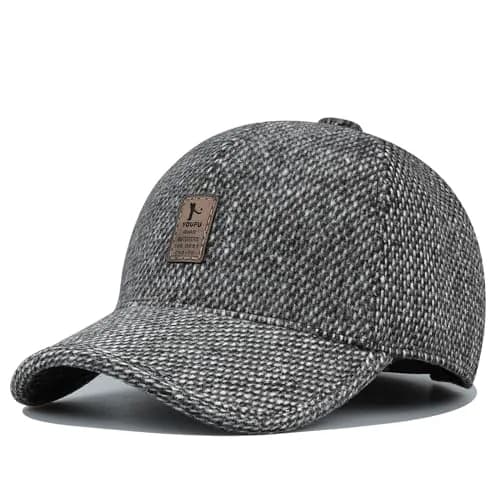 CLAPE Fitted Herringbone Tweed Baseball Cap for Women | Sun & Sun Protection (70-120 chars) thumbnail 1