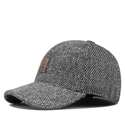 CLAPE Fitted Herringbone Tweed Baseball Cap for Women | Sun & Sun Protection (70-120 chars) thumbnail 9