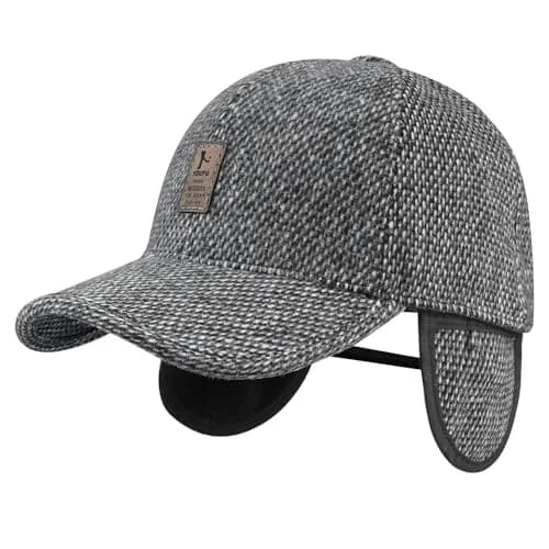 CLAPE Fitted Herringbone Tweed Baseball Cap for Women | Sun & Sun Protection (70-120 chars) thumbnail 2