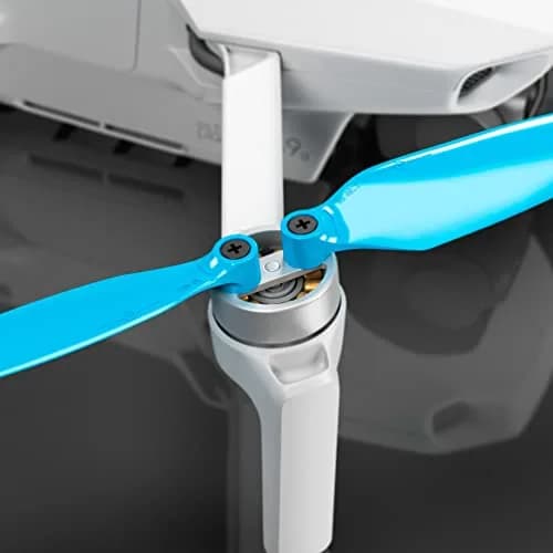 Master Airscrew Stealth Propellers for DJI Mini 2/SE/4K Blue | Quieter Flights & Longer Flight Time thumbnail 4
