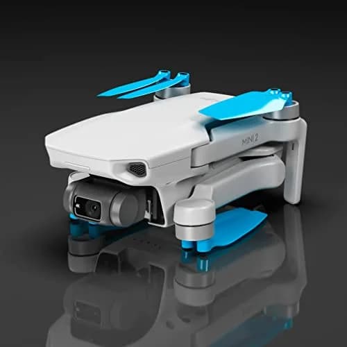 Master Airscrew Stealth Propellers for DJI Mini 2/SE/4K Blue | Quieter Flights & Longer Flight Time thumbnail 6