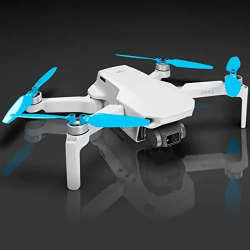 Master Airscrew Stealth Propellers for DJI Mini 2/SE/4K Blue | Quieter Flights & Longer Flight Time thumbnail 2