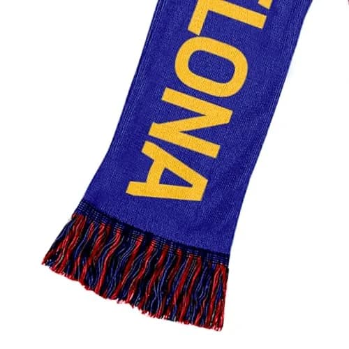 Icon Sports Officially Licensed FC Barcelona Soccer Scarf - FCB22SC Navy | Unisex Supporter Accessory thumbnail 4