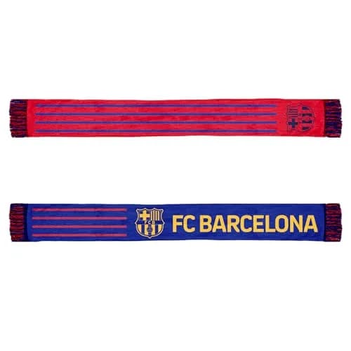 Icon Sports Officially Licensed FC Barcelona Soccer Scarf - FCB22SC Navy | Unisex Supporter Accessory thumbnail 2