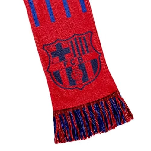Icon Sports Officially Licensed FC Barcelona Soccer Scarf - FCB22SC Navy | Unisex Supporter Accessory thumbnail 3