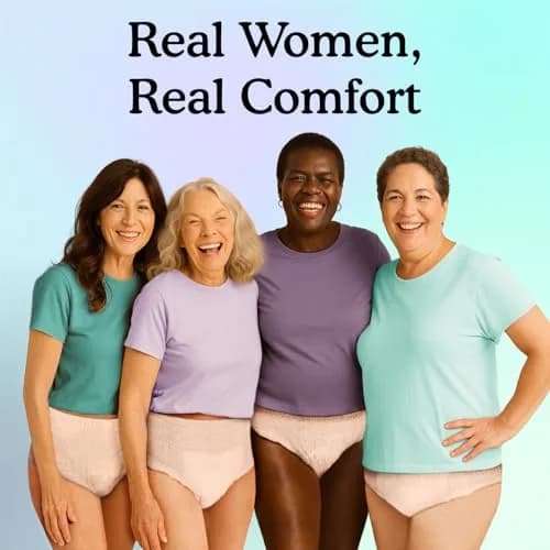Because Premium Maximum Plus Adult Incontinence Underwear for Women | Heavy Absorbency, Discreet Fit, 80 Count thumbnail 8