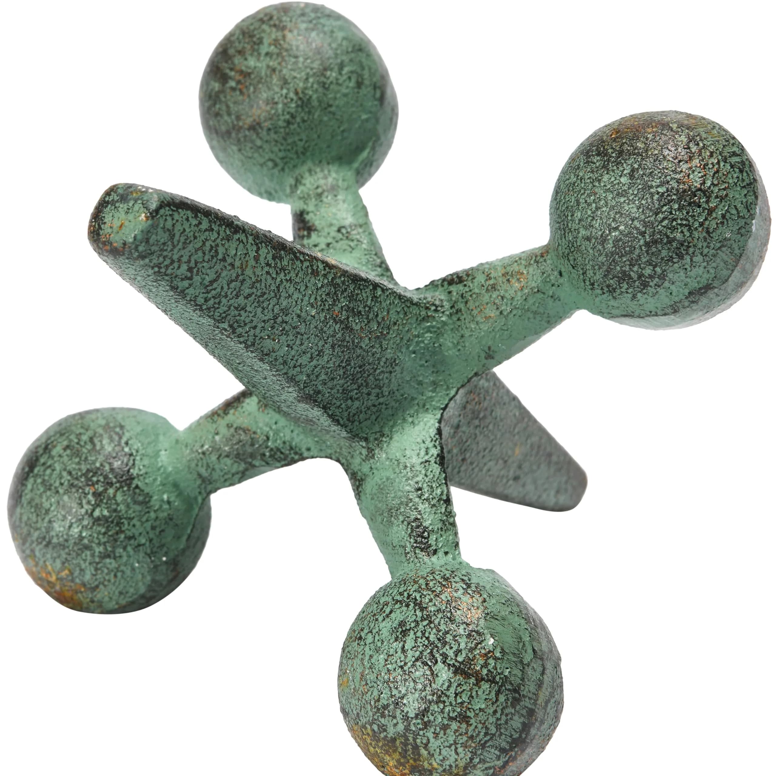 Creative Co-Op Cast Iron Jack Accent Sculpture 1.14 kg (2.53 lb) | Rustic Patina Finish - view 4