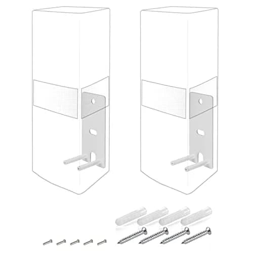 Dinghosen White Wall Brackets for Bose Surround Speakers 700 & Lifestyle 650 System | Pair of Speaker Mounts thumbnail 1