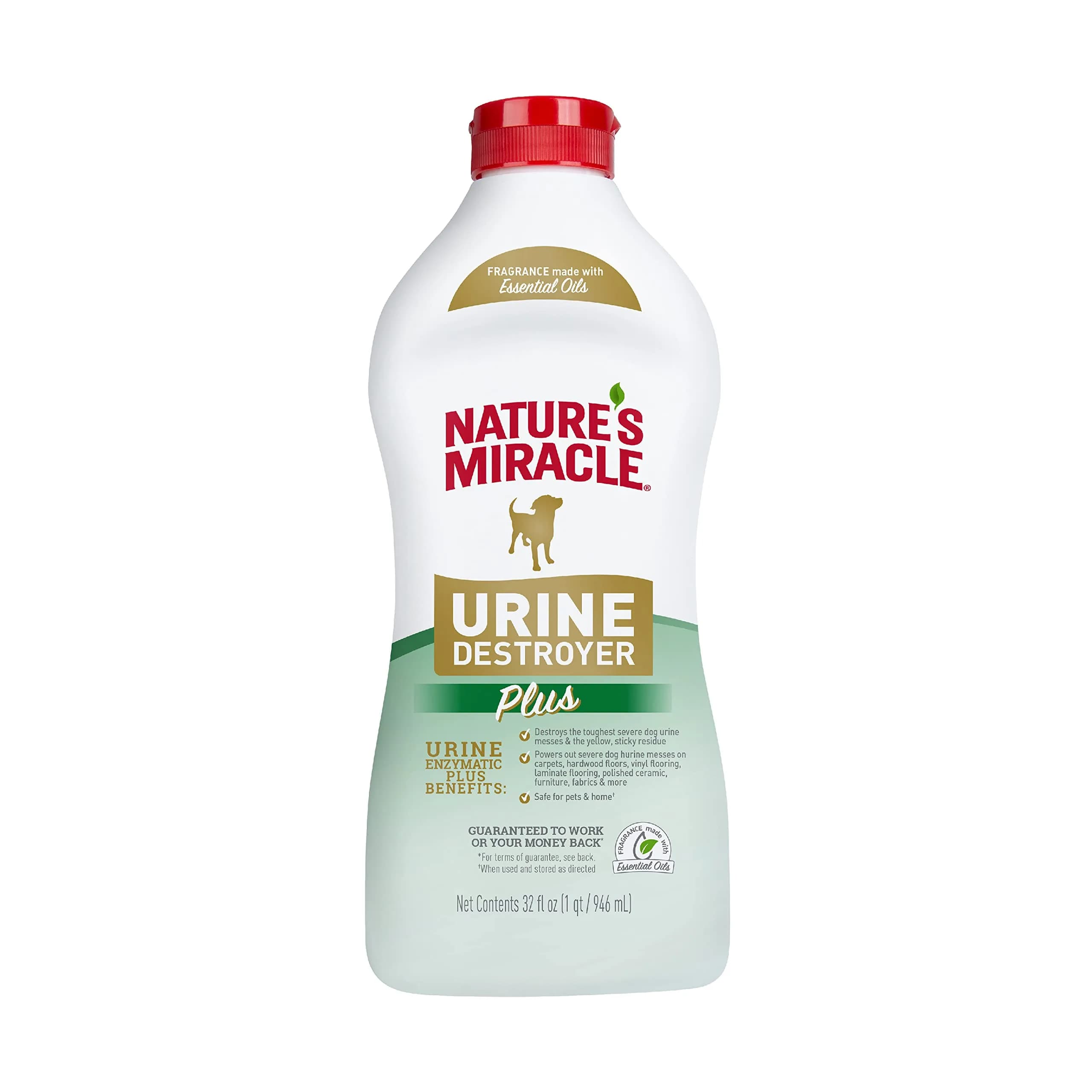 Nature's Miracle Dog Urine Destroyer Plus Enzymatic Cleaner 946ml (32 Fl Oz) | Tough on Dog Urine Stains & Odors - main product image