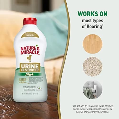 Nature's Miracle Dog Urine Destroyer Plus Enzymatic Cleaner 946ml (32 Fl Oz) | Tough on Dog Urine Stains & Odors thumbnail 6