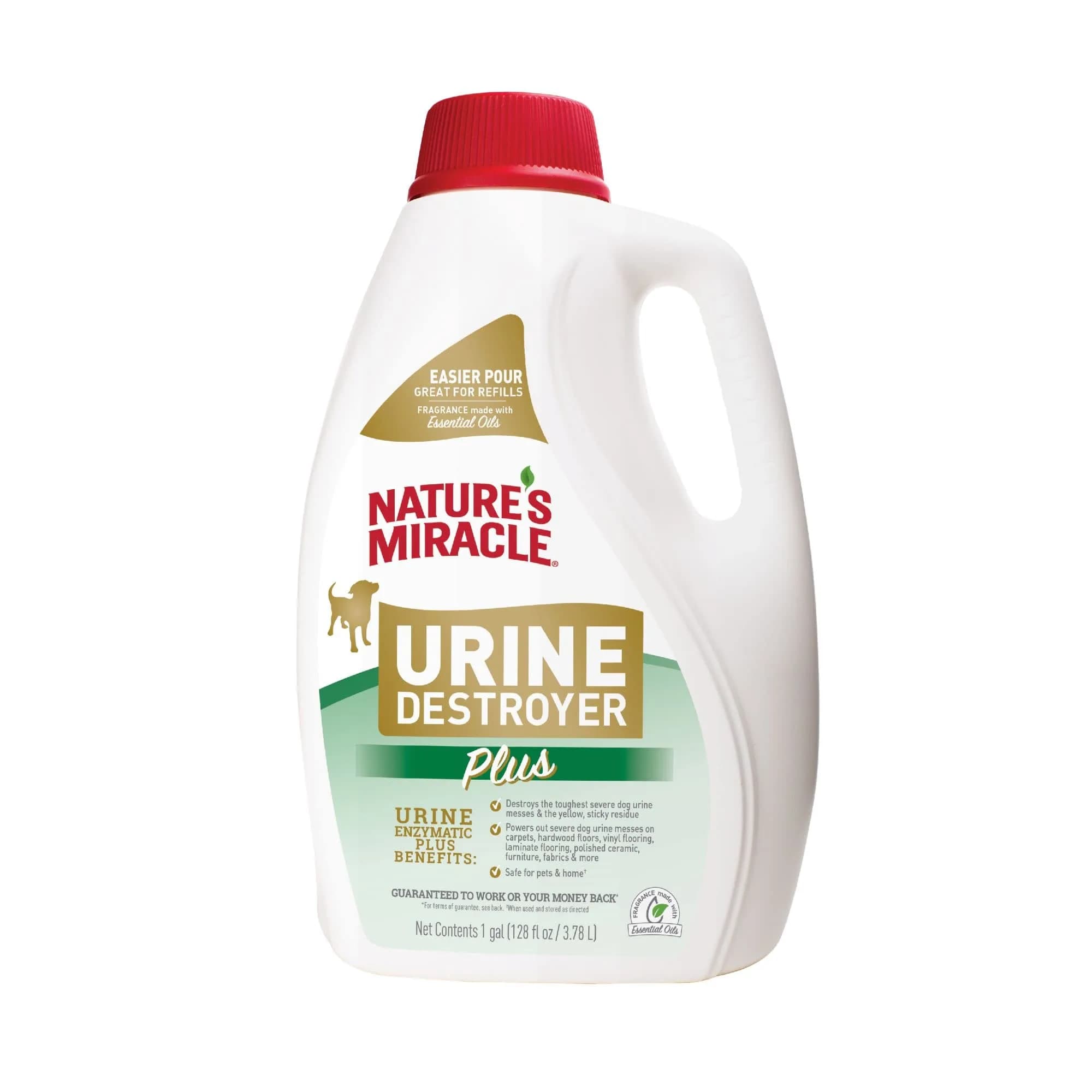 Nature's Miracle Dog Urine Destroyer Plus Enzymatic Cleaner 3.78 L (1 gal) | Trusted Pet Mess Cleanup - main product image