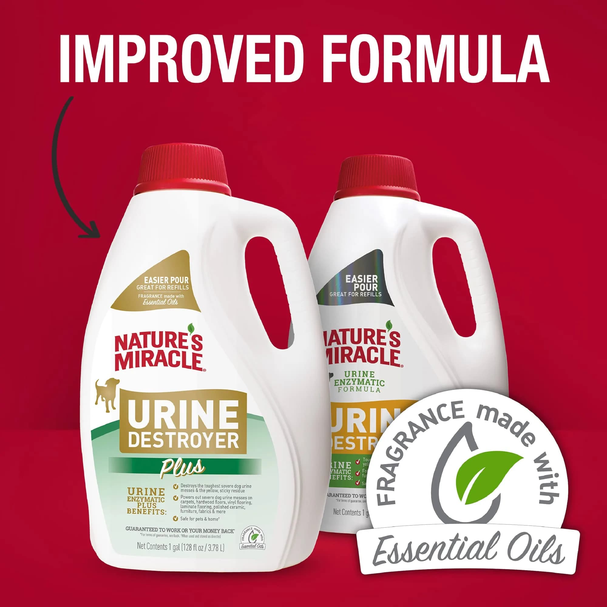 Nature's Miracle Dog Urine Destroyer Plus Enzymatic Cleaner 3.78 L (1 gal) | Trusted Pet Mess Cleanup - view 9