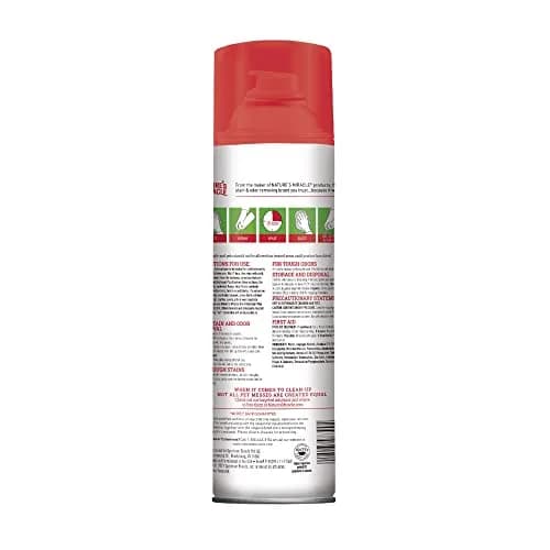 Nature's Miracle Dog Urine Destroyer Plus Foam 492ml (17.5 Fl Oz) | Enzymatic Cleaner for Tough Dog Urine Stains thumbnail 2