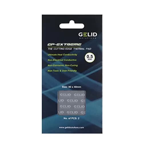 Gelid Solutions GP-Extreme 12W/mK Thermal Pad 80x40x0.5mm (2-Pack) | High Conductivity for GPUs, Laptops, Consoles thumbnail 5